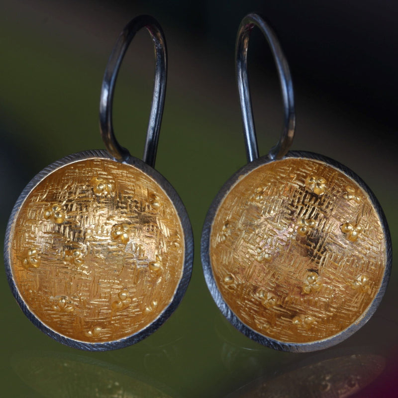 ShannonMaureenJewelry cup of gold earring, gold & silver earrings Cup of Gold Earrings