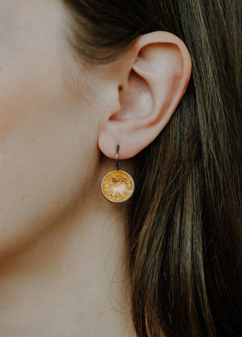 ShannonMaureenJewelry cup of gold earring, gold & silver earrings Cup of Gold Earrings