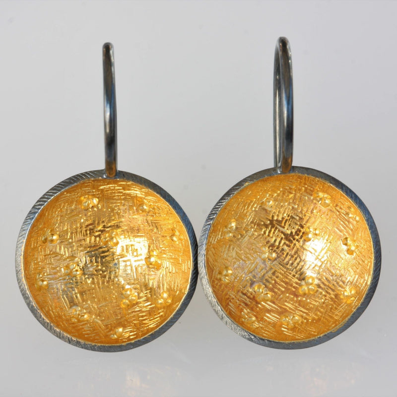 ShannonMaureenJewelry cup of gold earring, gold & silver earrings Cup of Gold Earrings