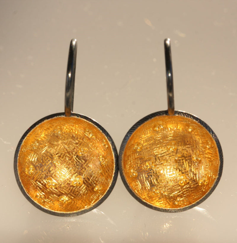 ShannonMaureenJewelry cup of gold earring, gold & silver earrings Cup of Gold Earrings