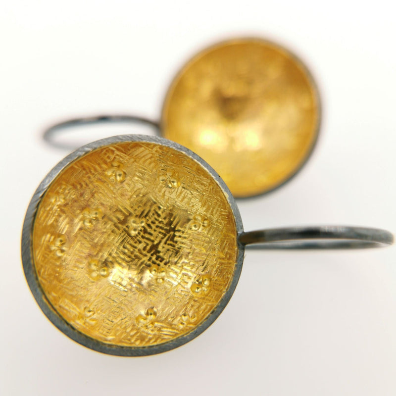 ShannonMaureenJewelry cup of gold earring, gold & silver earrings Cup of Gold Earrings
