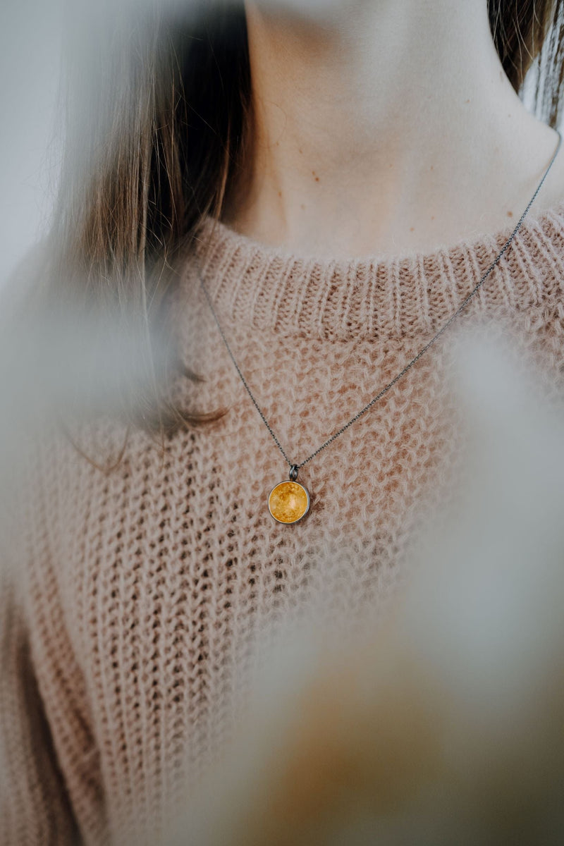 ShannonMaureenJewelry Golden Pendant, cup of gold pendant Cup Of Gold Pendant