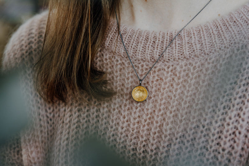 ShannonMaureenJewelry Golden Pendant, cup of gold pendant Cup Of Gold Pendant