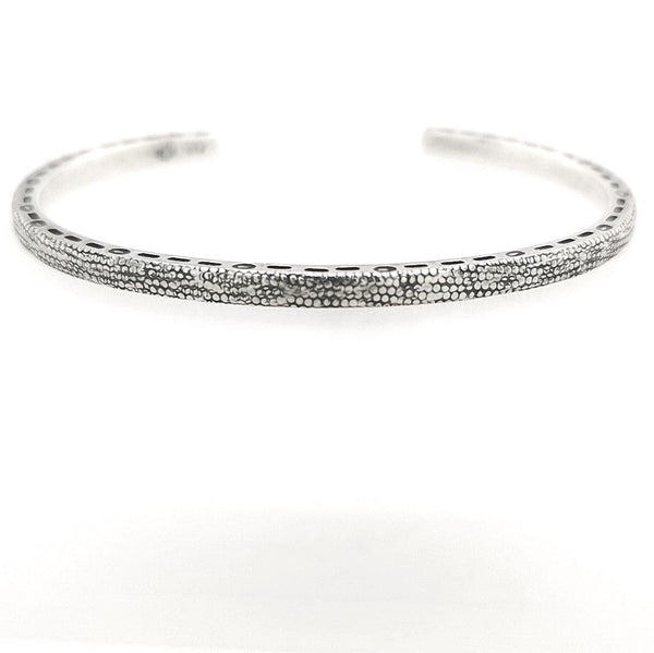ShannonMaureenJewelry sterling silver cuff, snakeskin cuff Snakeskin Thin Cuff
