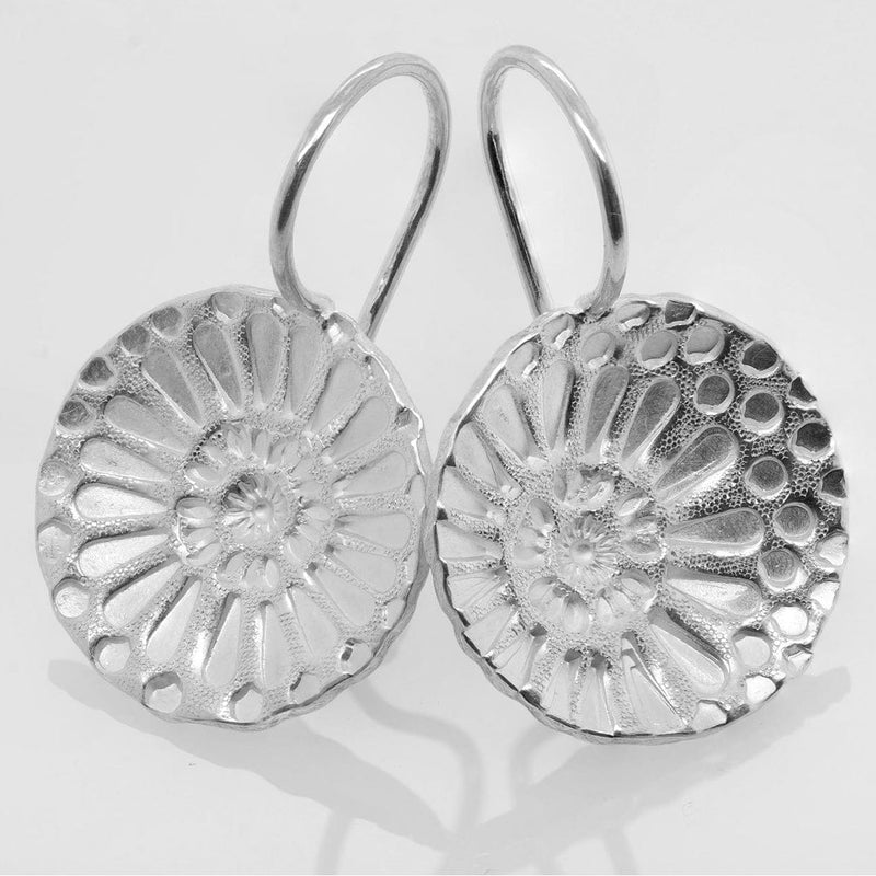ShannonMaureenJewelry sterling silver earring, chrysanthemum earring Chrysanthemum Earrings