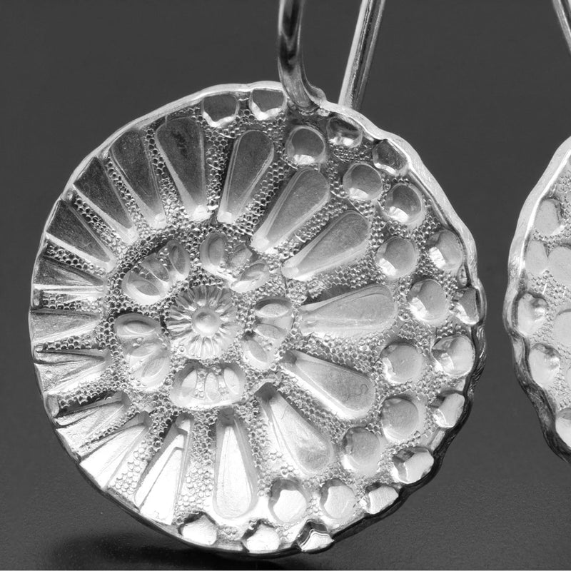 ShannonMaureenJewelry sterling silver earring, chrysanthemum earring Chrysanthemum Earrings