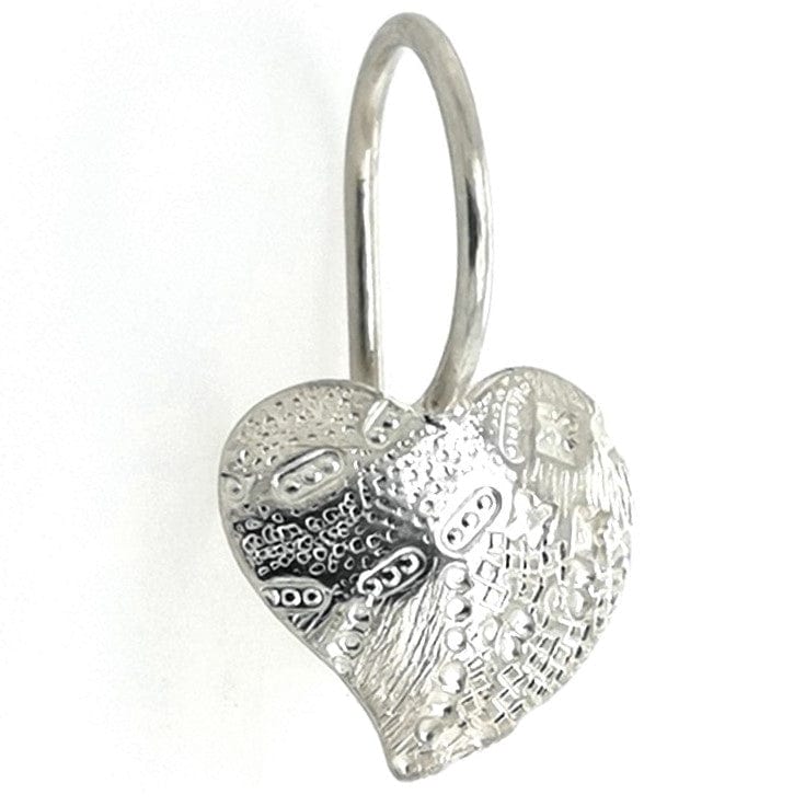 ShannonMaureenJewelry Sterling Silver Earring, Rainbow Heart Earring Rainbow Heart Earring