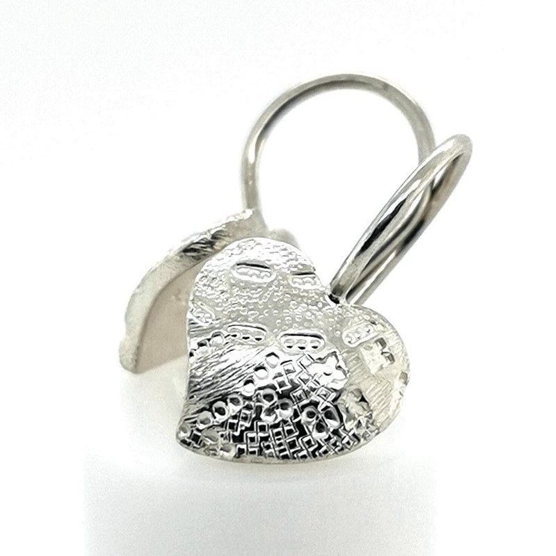ShannonMaureenJewelry Sterling Silver Earring, Rainbow Heart Earring Rainbow Heart Earring