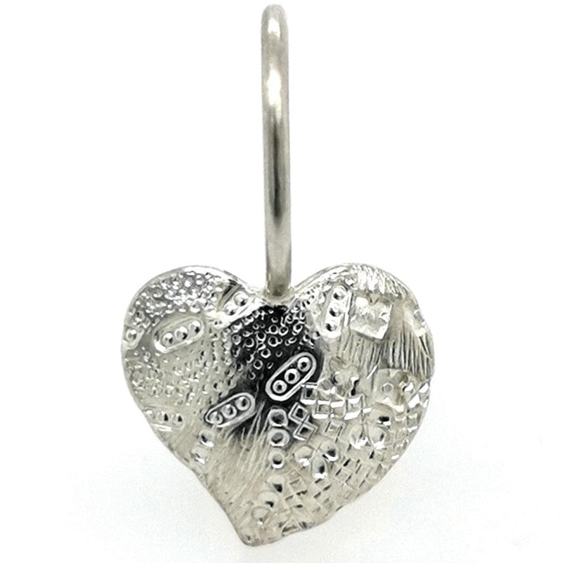 ShannonMaureenJewelry Sterling Silver Earring, Rainbow Heart Earring Rainbow Heart Earring