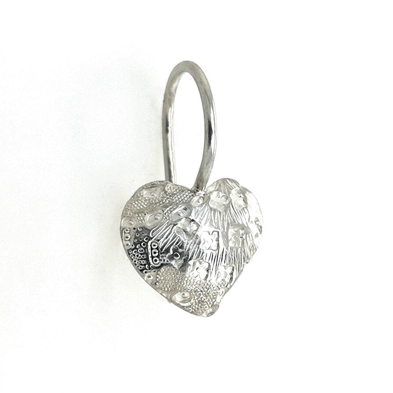 ShannonMaureenJewelry Sterling Silver Earring, Rainbow Heart Earring Rainbow Heart Earring