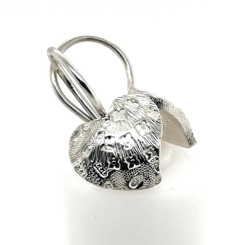 ShannonMaureenJewelry Sterling Silver Earring, Rainbow Heart Earring Rainbow Heart Earring