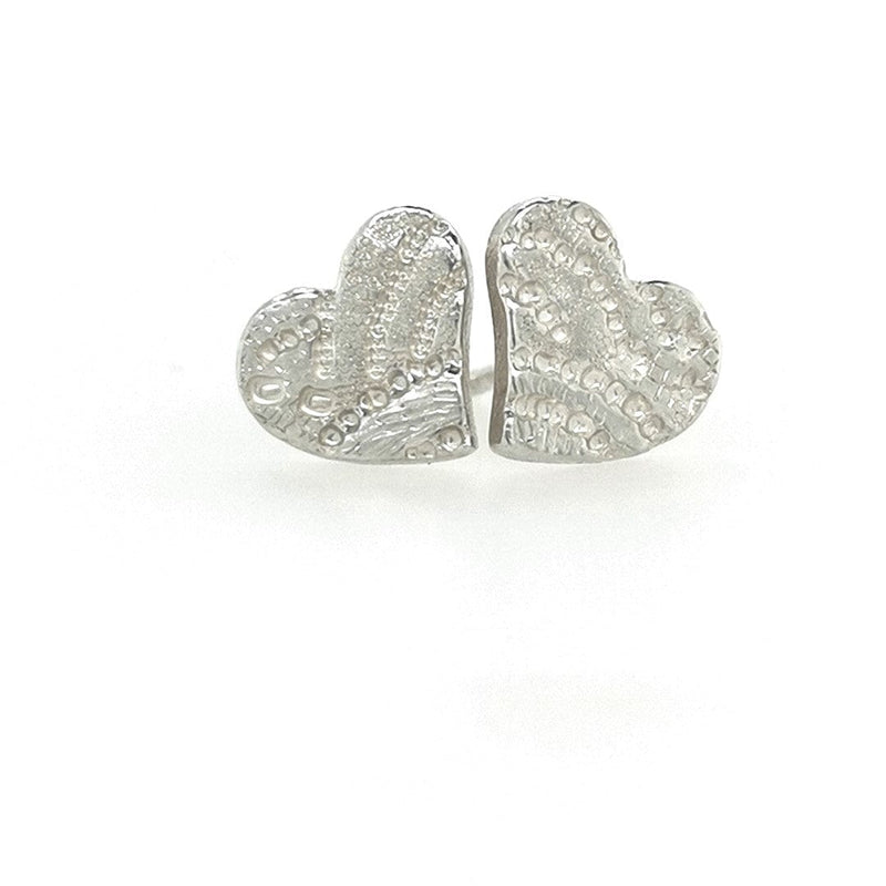 ShannonMaureenJewelry sterling silver earrings, rainbow heart earrings Rainbow Heart Posts