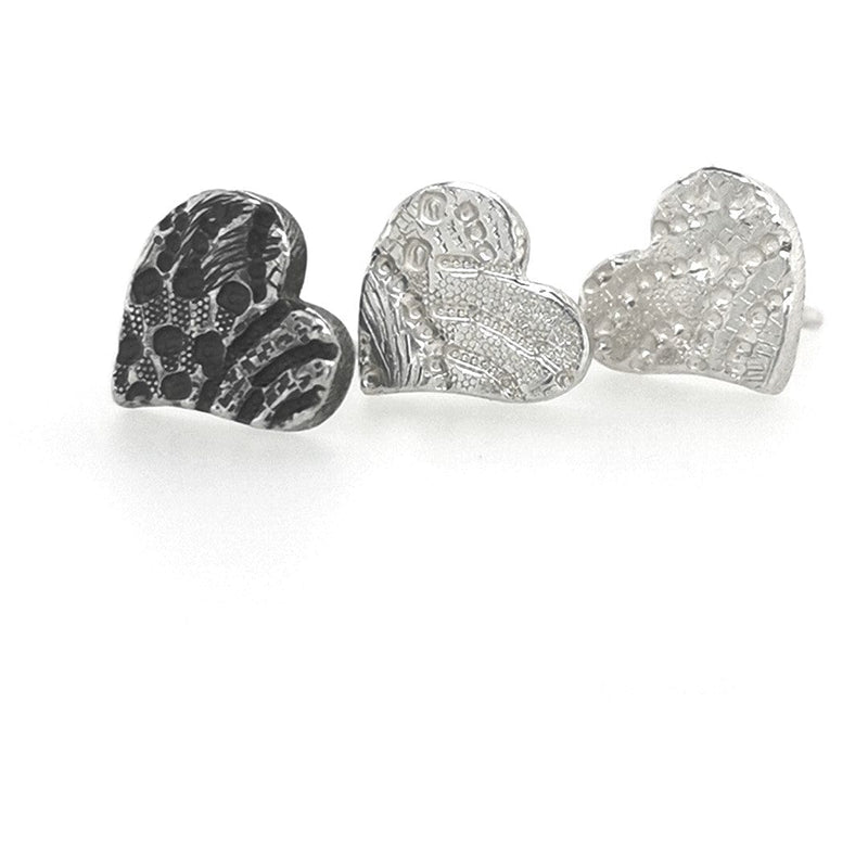 ShannonMaureenJewelry sterling silver earrings, rainbow heart earrings Rainbow Heart Posts