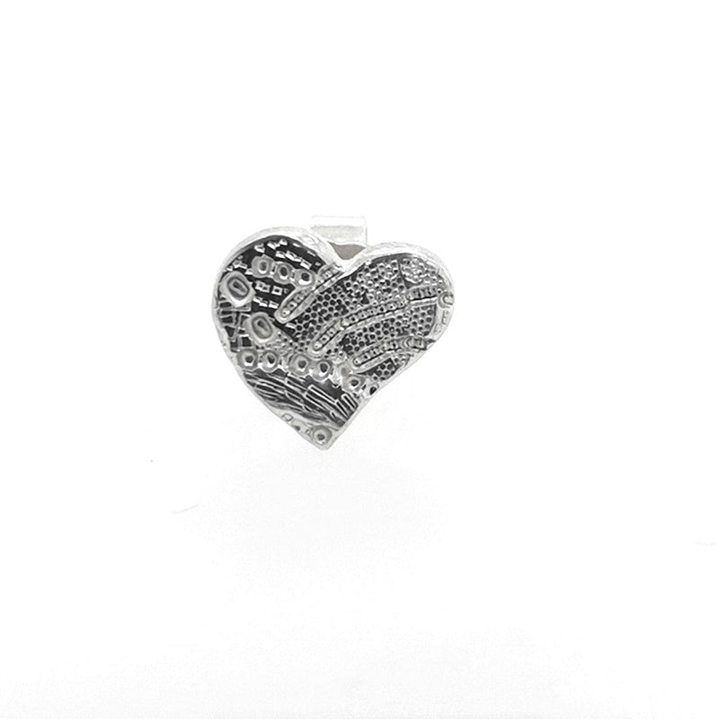 ShannonMaureenJewelry sterling silver earrings, rainbow heart earrings Rainbow Heart Posts