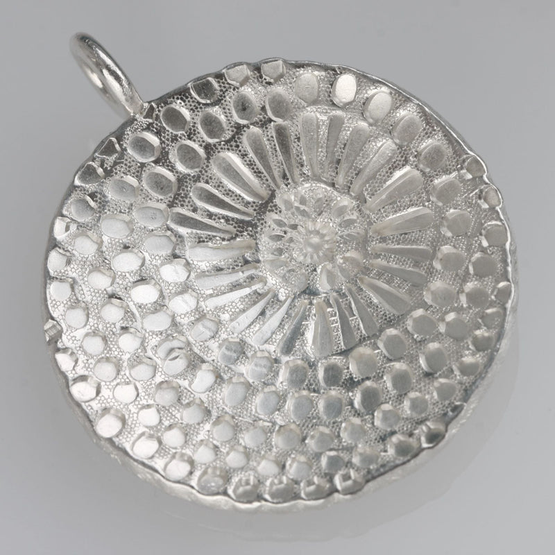 ShannonMaureenJewelry Sterling silver pendant, Chrysanthemum Pendant Chrysanthemum Pendant