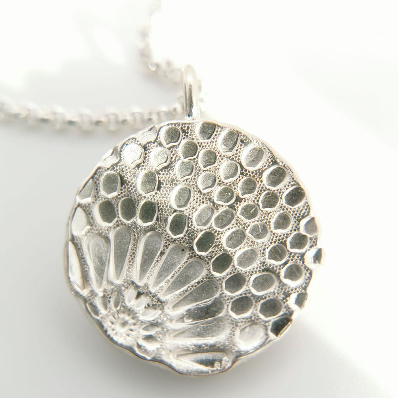 ShannonMaureenJewelry Sterling silver pendant, Chrysanthemum Pendant Chrysanthemum Pendant Offset