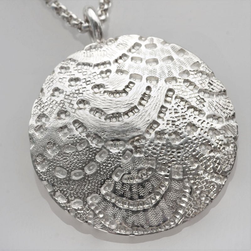 ShannonMaureenJewelry Sterling Silver Pendant, rainbow pendant Rainbow Round Pendant