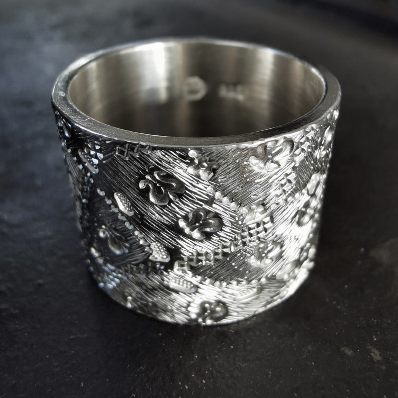 ShannonMaureenJewelry sterling silver ring, fleur de lys ring Fleur de Lys Ring