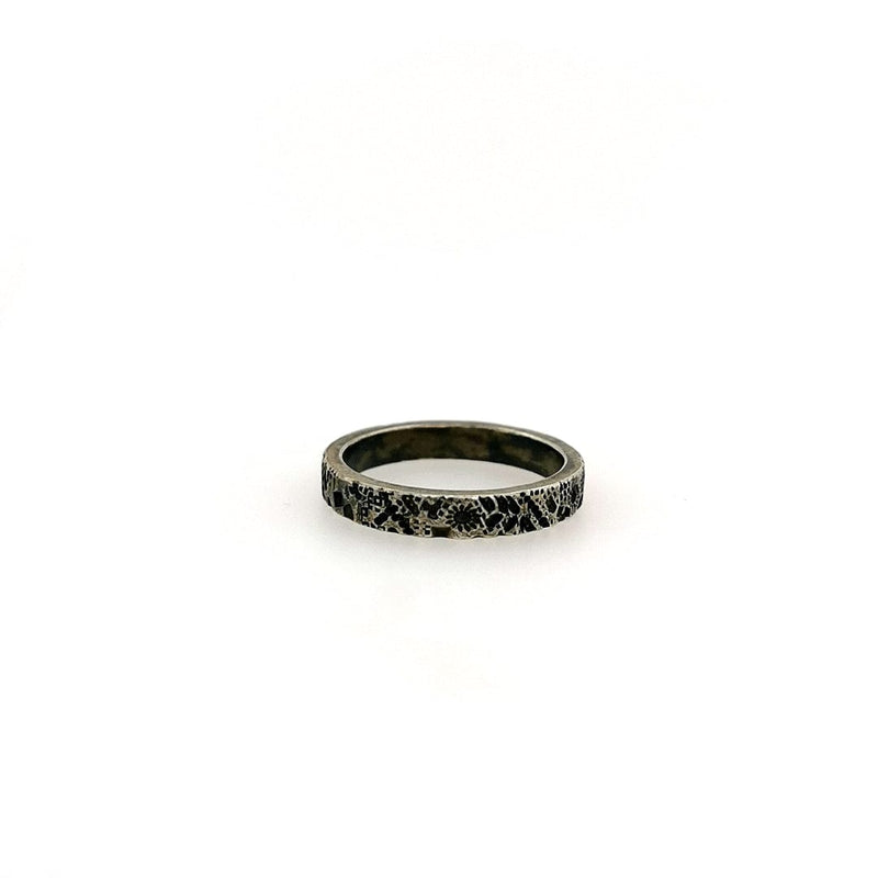 ShannonMaureenJewelry Sterling Silver Ring, Hammered Men's stacked Rings