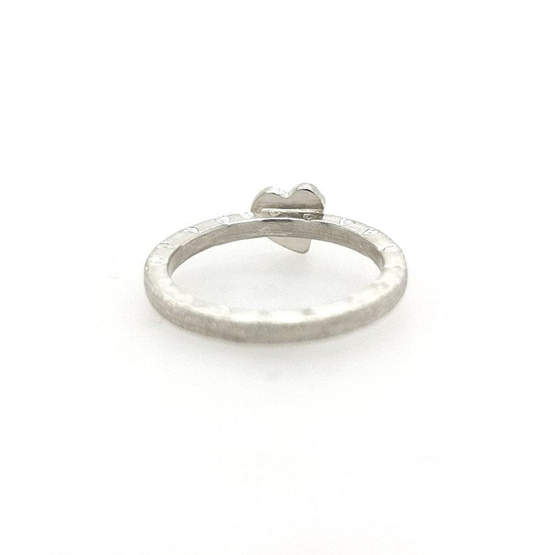 ShannonMaureenJewelry sterling silver ring, silver heart, snakeskin ring Snakeskin Ring & Silver Heart