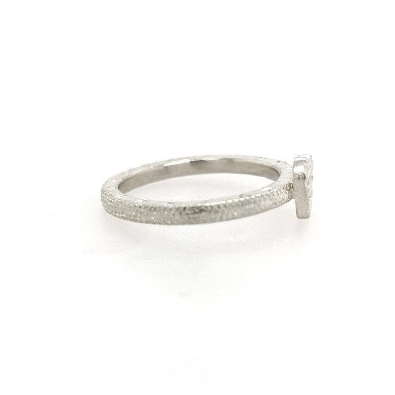 ShannonMaureenJewelry sterling silver ring, silver heart, snakeskin ring Snakeskin Ring & Silver Heart