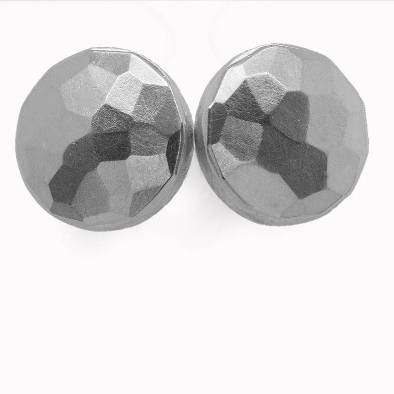 ShannonMaureenJewelry Sterling Silver Stud Earring, Hammered earring Hammered Button Posts