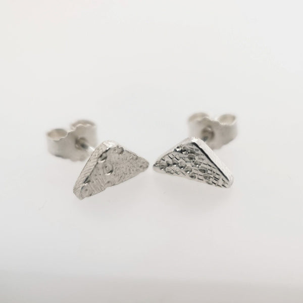 ShannonMaureenJewelry sterling silver stud, rainbow earrings Mini Rainbow Triangle Posts