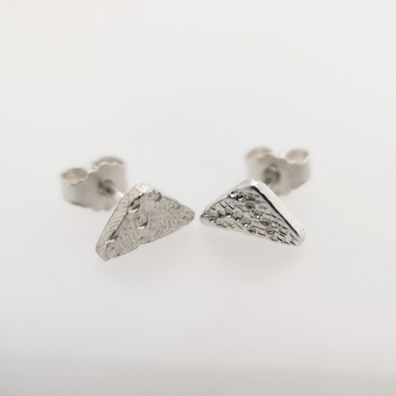 ShannonMaureenJewelry sterling silver stud, rainbow earrings Mini Rainbow Triangle Posts